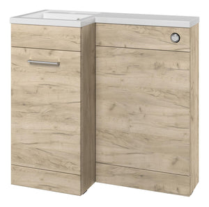 Auvellis Forma 900mm left-hand furniture pack – Oak
