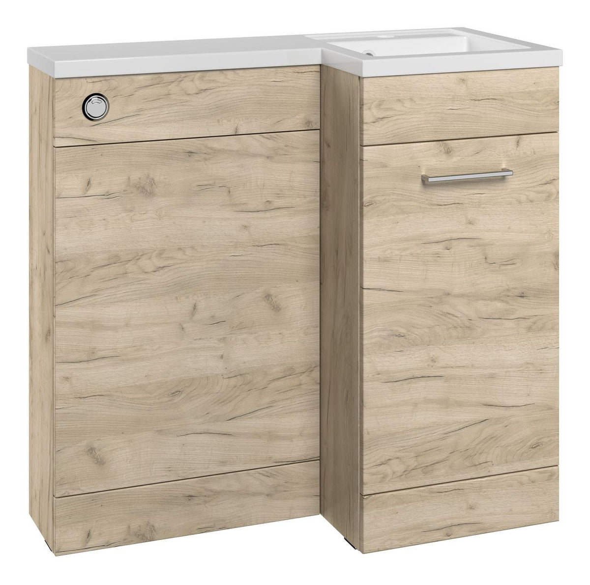 Auvellis Forma 900mm right-hand furniture pack – Oak