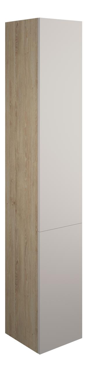 Auvellis Linaro 300mm Tall Unit – Matt Dove Grey | Cabinet Colour: Oak