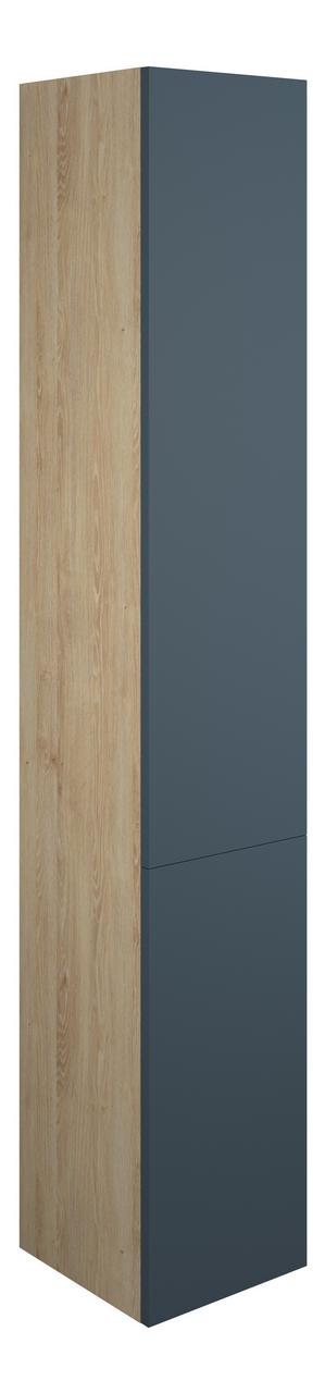 Auvellis Linaro 300mm Tall Unit – Matt Arley Blue | Cabinet Colour: Oak