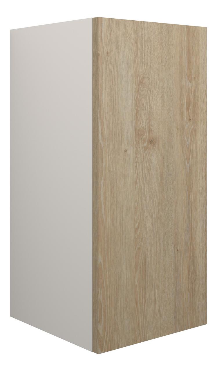 Auvellis Linaro 300mm Standard Base Unit – Havana Oak | Cabinet Colour: Grey