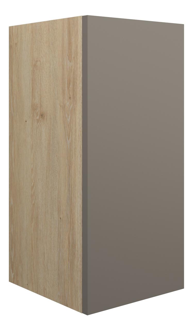 Auvellis Linaro 300mm Standard Base Unit – Matt Stone | Cabinet Colour: Oak