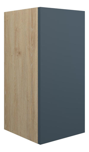 Auvellis Linaro 300mm Standard Base Unit – Matt Arley Blue | Cabinet Colour: Oak