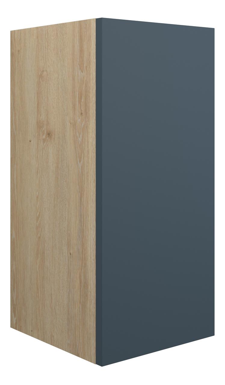 Auvellis Linaro 300mm Standard Base Unit – Matt Arley Blue | Cabinet Colour: Oak
