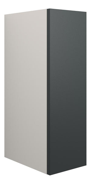 Auvellis Linaro 200mm Standard Toilet Roll Unit – Matt Graphite Grey | Cabinet Colour: Grey
