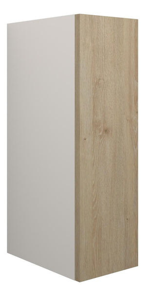 Auvellis Linaro 200mm Standard Toilet Roll Unit – Havana Oak | Cabinet Colour: Grey