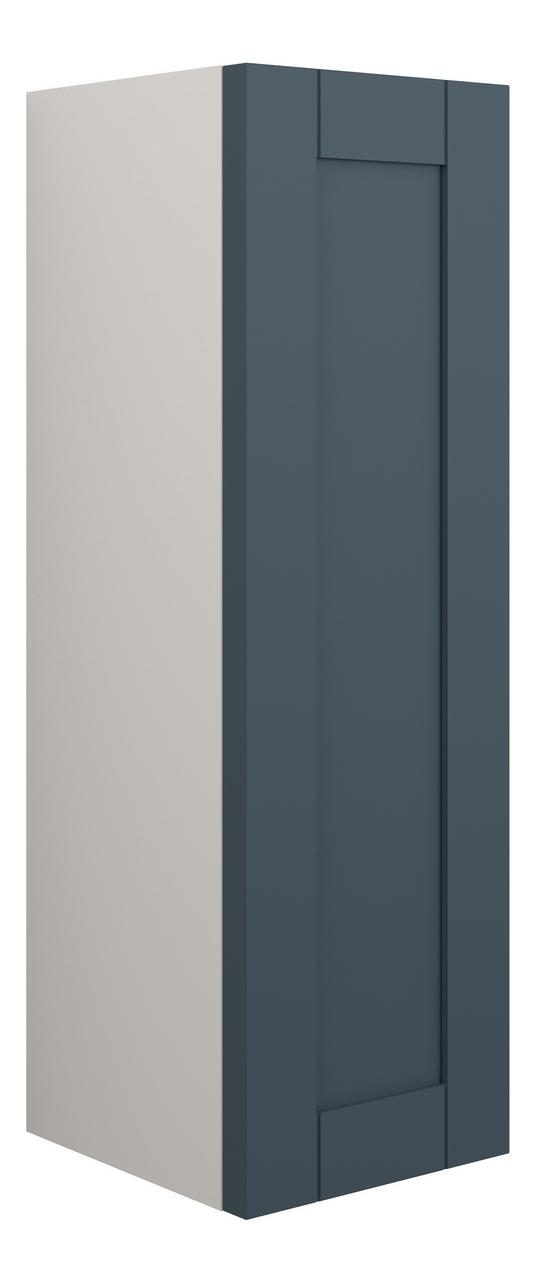 Auvellis Forma Shaker-Style 200mm Slim Base Unit – Matt Arley Blue | Cabinet Colour: Grey