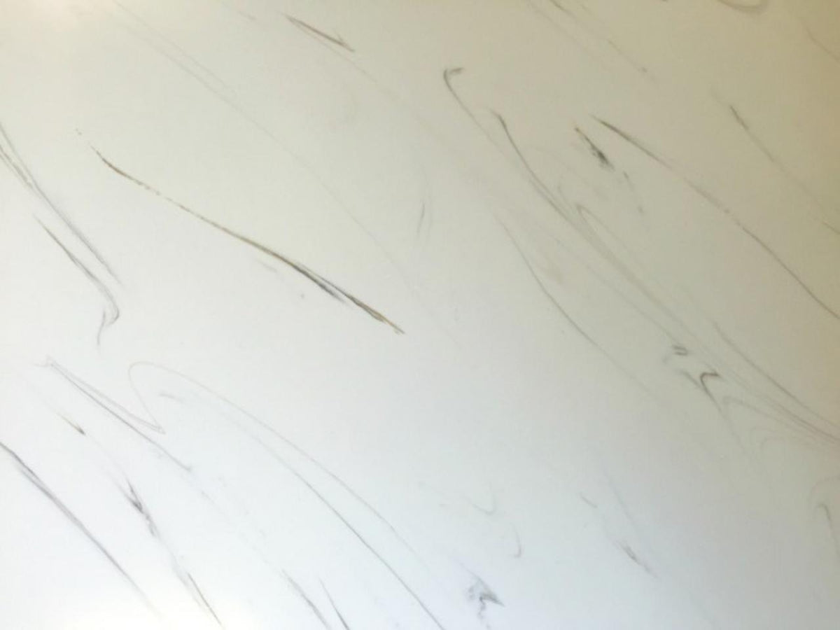 Auvellis Solid Slim Surface Worktop - Calacatta Marble – 1220mm