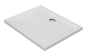 Auvellis RefleXion rectangular shower tray angled view