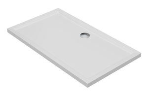 Auvellis RefleXion rectangular shower tray angled view