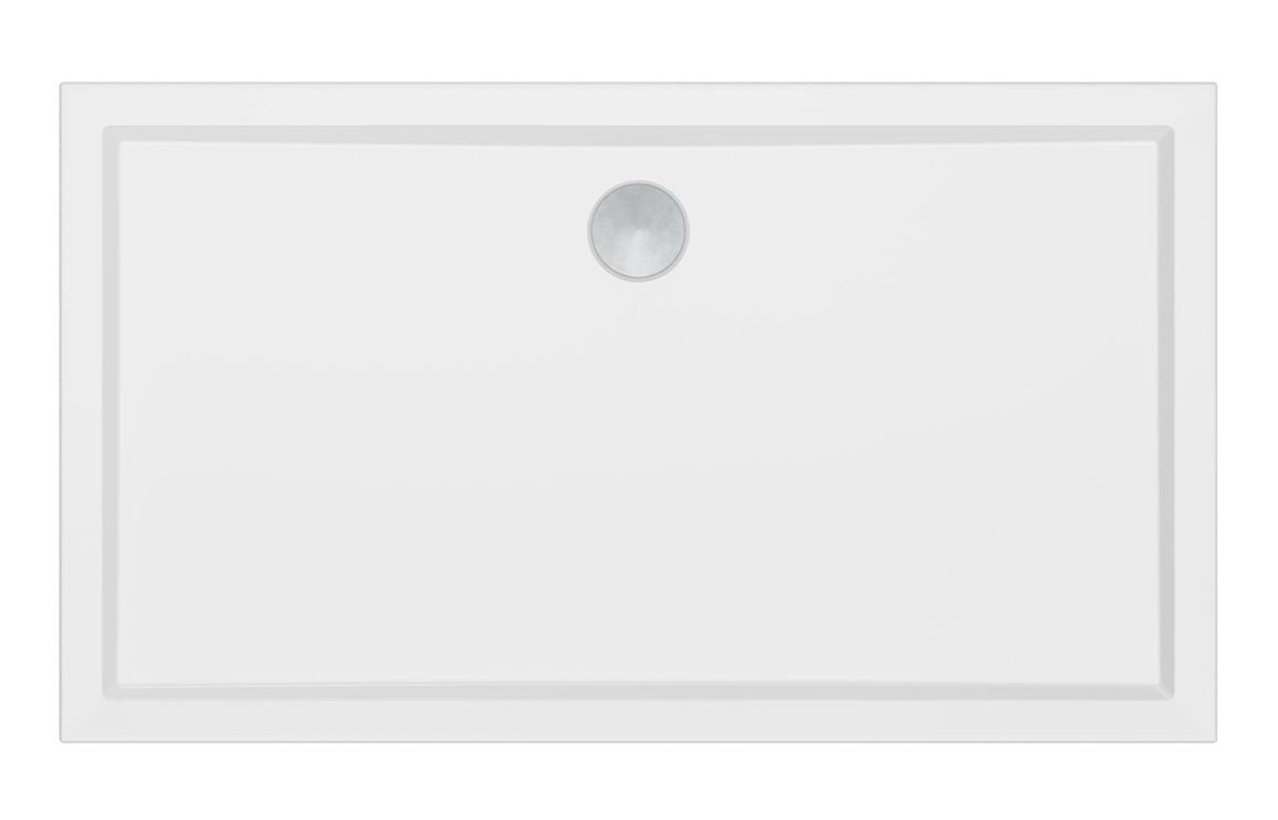 Auvellis RefleXion rectangular shower tray front view