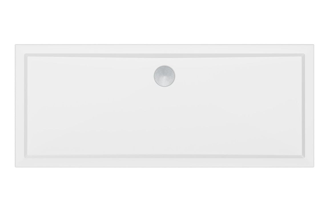 Auvellis RefleXion rectangular shower tray front view