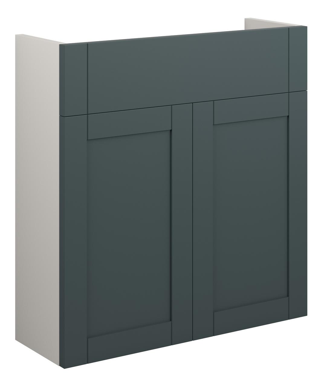 Auvellis Forma 600mm Slim Basin Unit – Matt Green Camo with Grey Cabinet