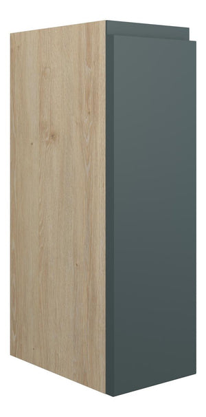 Auvellis Cara 200mm Standard Toilet Roll Unit – Matt Green Camo | Cabinet Colour: Oak