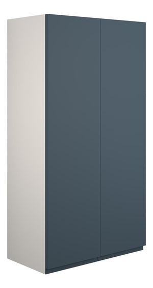 Auvellis Cara 600mm Standard 2 Door Storage Unit – Matt Arley Blue | Cabinet Colour: Grey