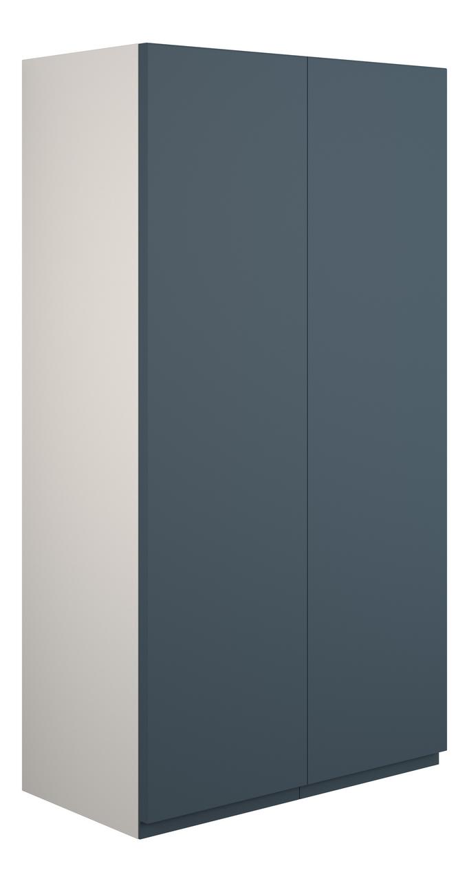 Auvellis Cara 600mm Standard 2 Door Storage Unit – Matt Arley Blue | Cabinet Colour: Grey