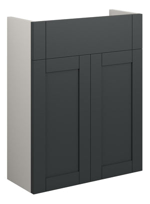 Auvellis Forma 500mm Slim Basin Unit – Matt Graphite Grey | Cabinet Colour: Grey