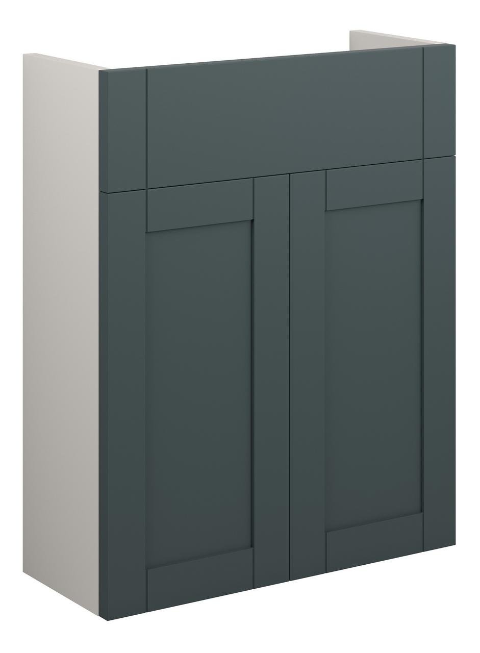 Auvellis Forma 500mm Slim Basin Unit – Matt Green Camo | Cabinet Colour: Grey