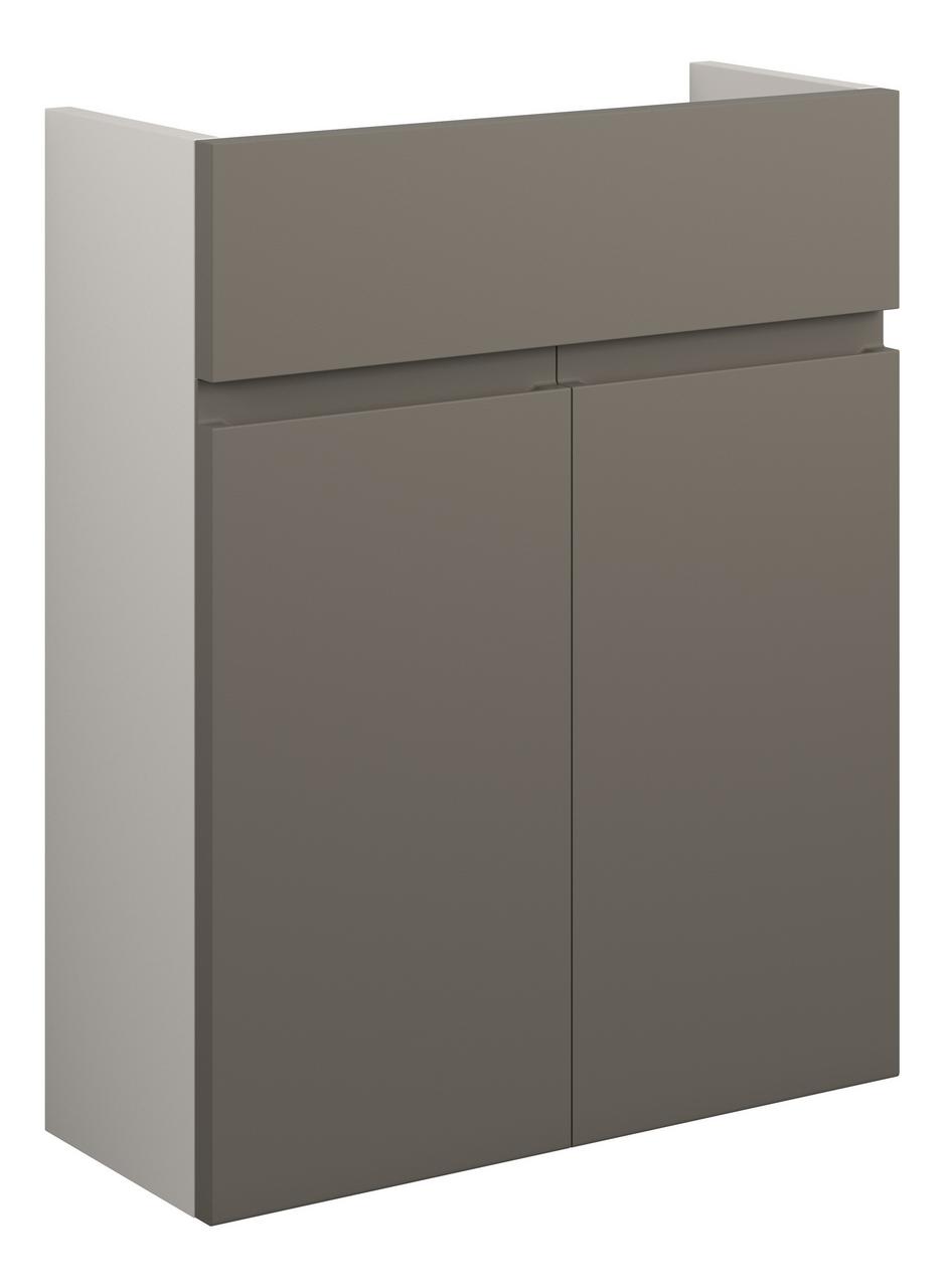 Auvellis Cara 500mm Slim Basin Unit – Matt Stone | Cabinet Colour: Grey
