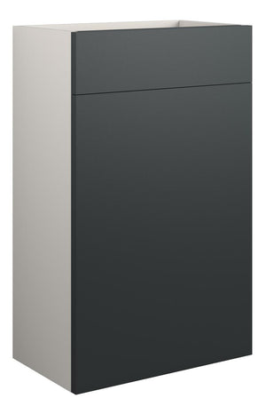 Auvellis Cara 500mm Standard WC Unit – Matt Graphite Grey | Cabinet Colour: Grey