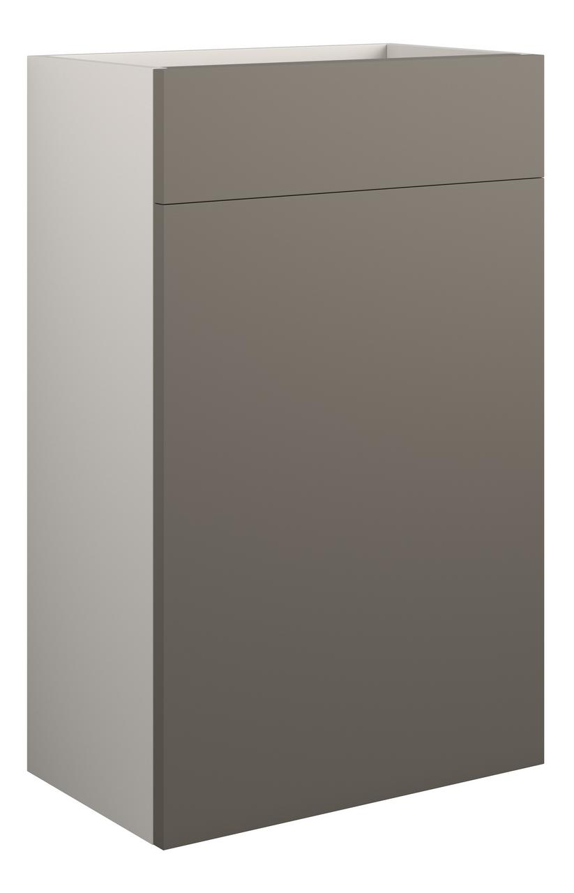 Auvellis Cara 500mm Standard WC Unit – Matt Stone | Cabinet Colour: Grey