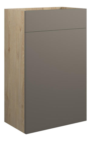 Auvellis Cara 500mm Standard WC Unit – Matt Stone | Cabinet Colour: Oak