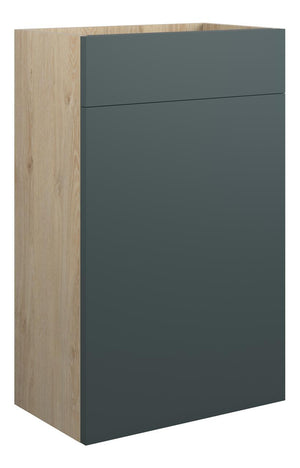 Auvellis Cara 500mm Standard WC Unit – Matt Green Camo | Cabinet Colour: Oak