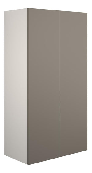 Auvellis Linaro 600mm Standard 2 Door Storage Unit – Matt Stone | Cabinet Colour: Grey