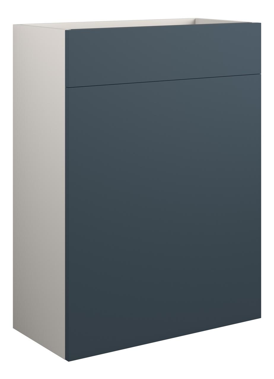 Auvellis Edin 600mm Standard WC Unit – Matt Arley Blue | Cabinet Colour: Grey