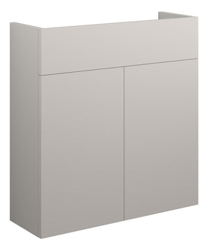 Auvellis Linaro 600mm Slim Basin Unit – Matt Dove Grey | Cabinet Colour: Grey