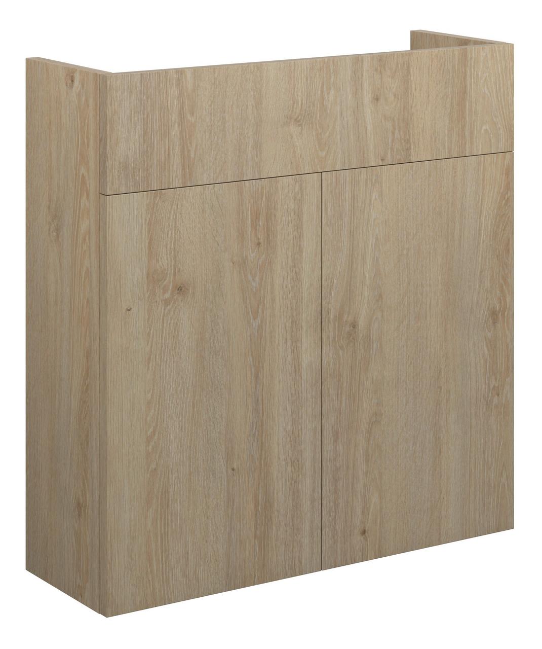 Auvellis Linaro 600mm Slim Basin Unit – Havana Oak | Cabinet Colour: Oak