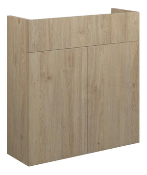 Auvellis Linaro 600mm Slim Basin Unit – Havana Oak | Cabinet Colour: Oak