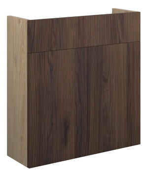 Auvellis Linaro 600mm Slim Basin Unit – Warm Walnut | Cabinet Colour: Oak