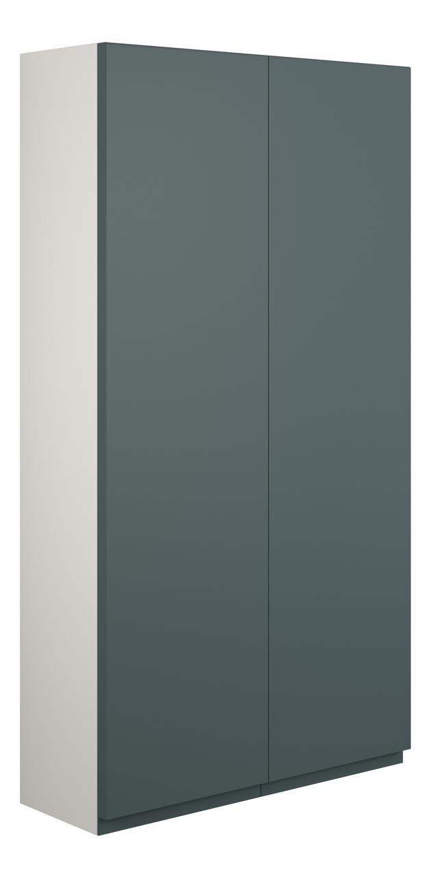 Auvellis Cara 600mm Slim 2 Door Storage Unit – Matt Green Camo | Cabinet Colour: Grey