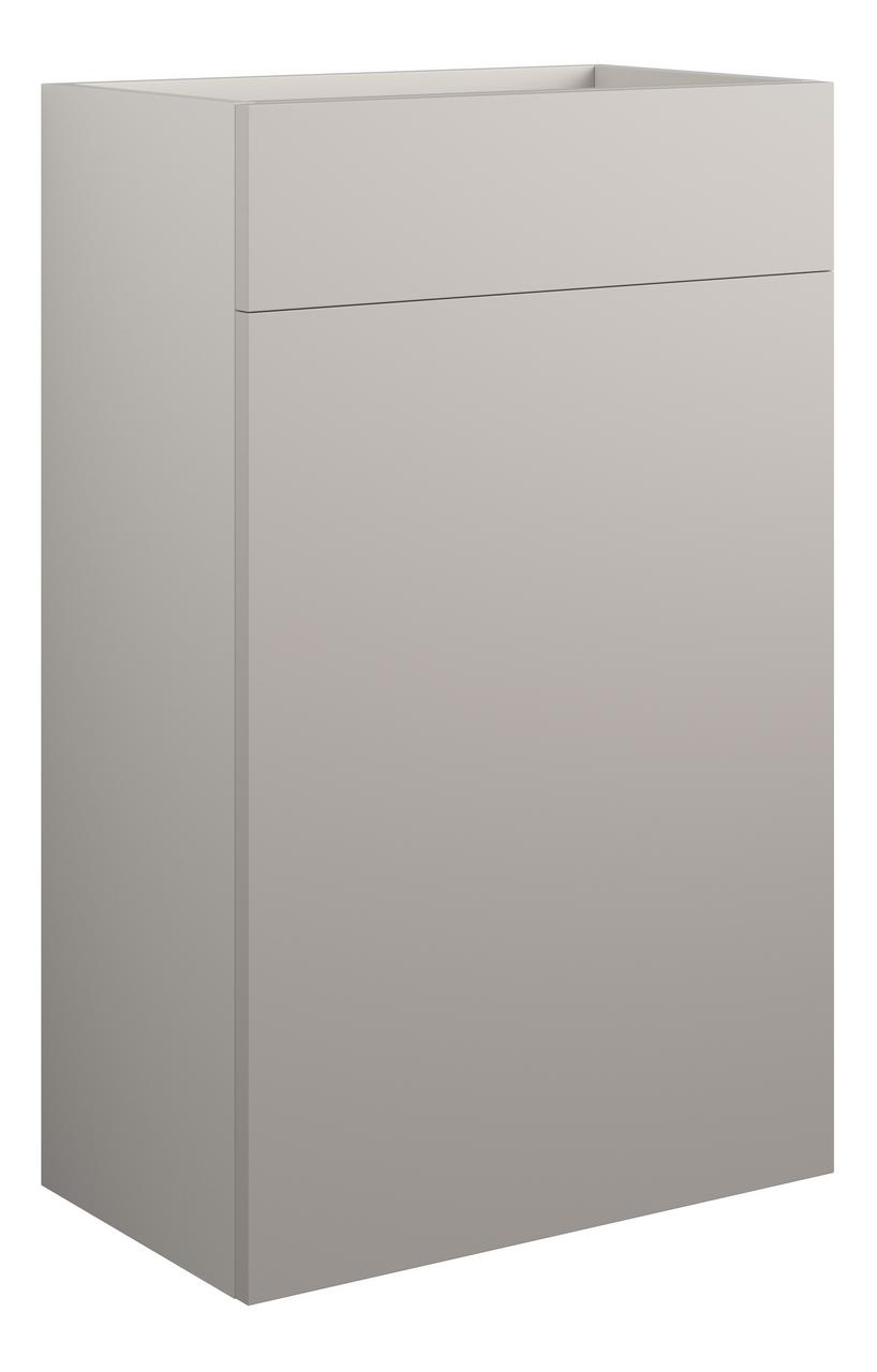 Auvellis Linaro 500mm Standard WC Unit – Matt Dove Grey | Cabinet Colour: Grey