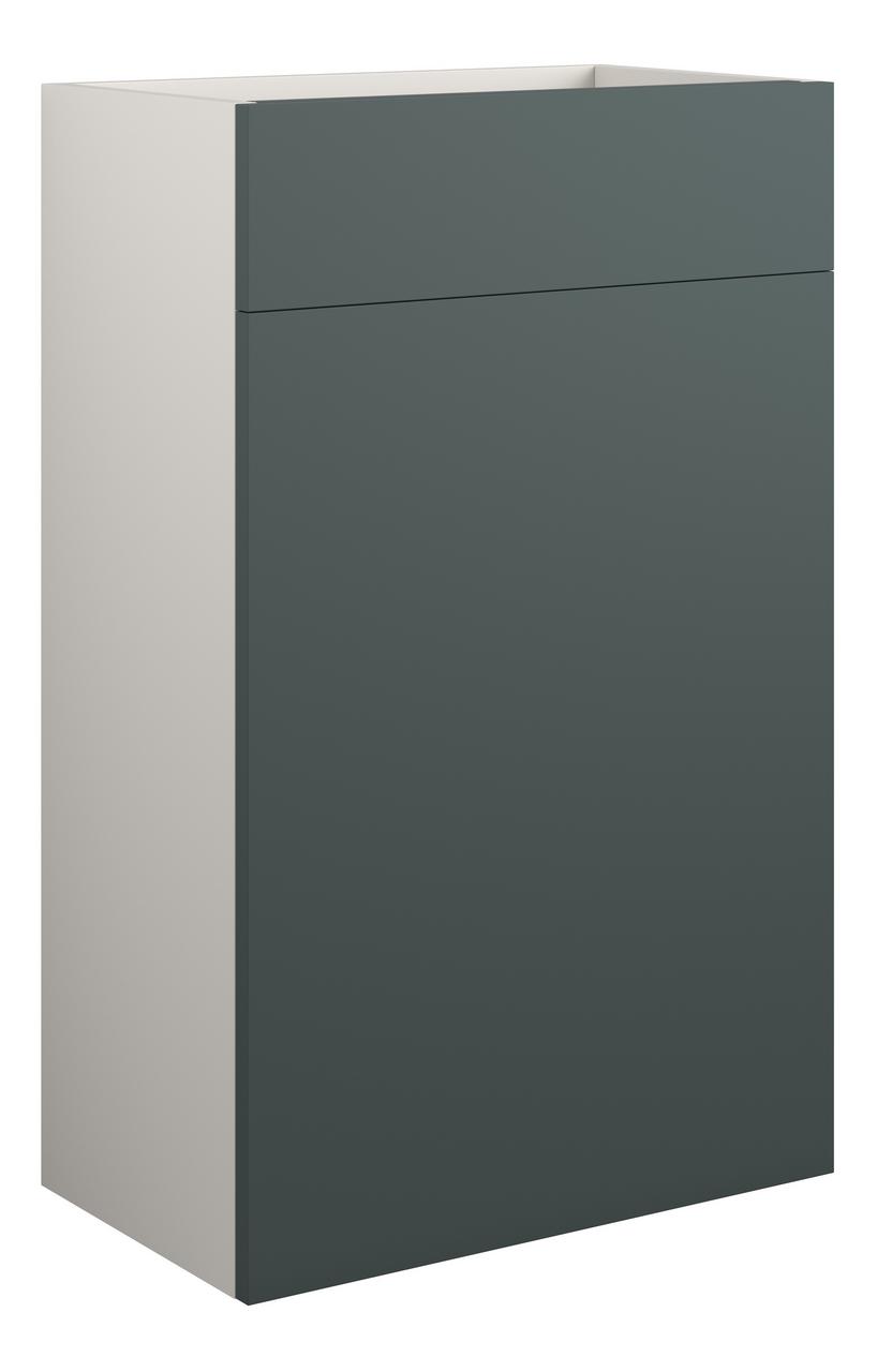 Auvellis Linaro 500mm Standard WC Unit – Matt Green | Cabinet Colour: Grey