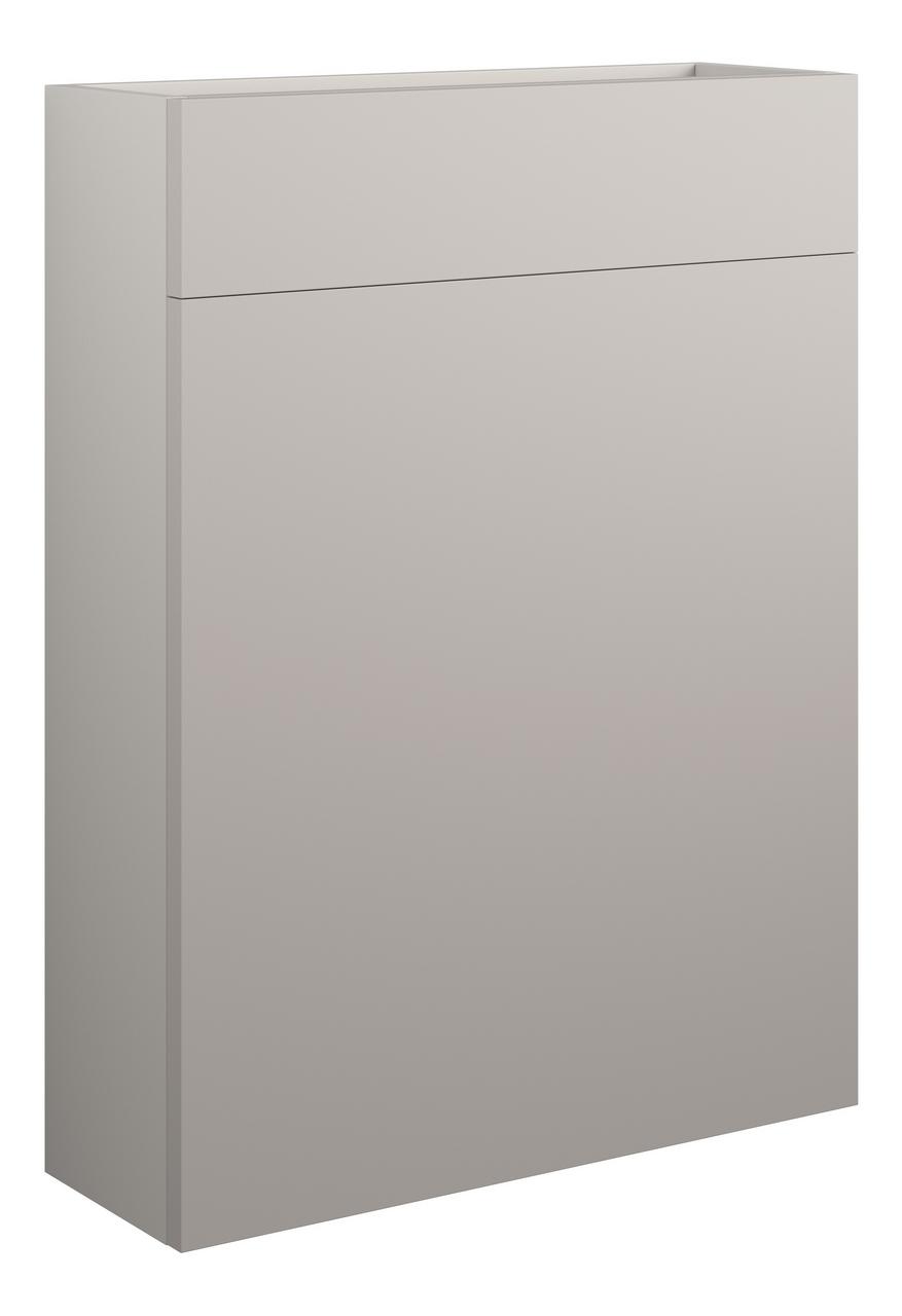 Auvellis Cara 600mm Slim WC Unit – Matt Dove Grey | Cabinet Colour: Grey
