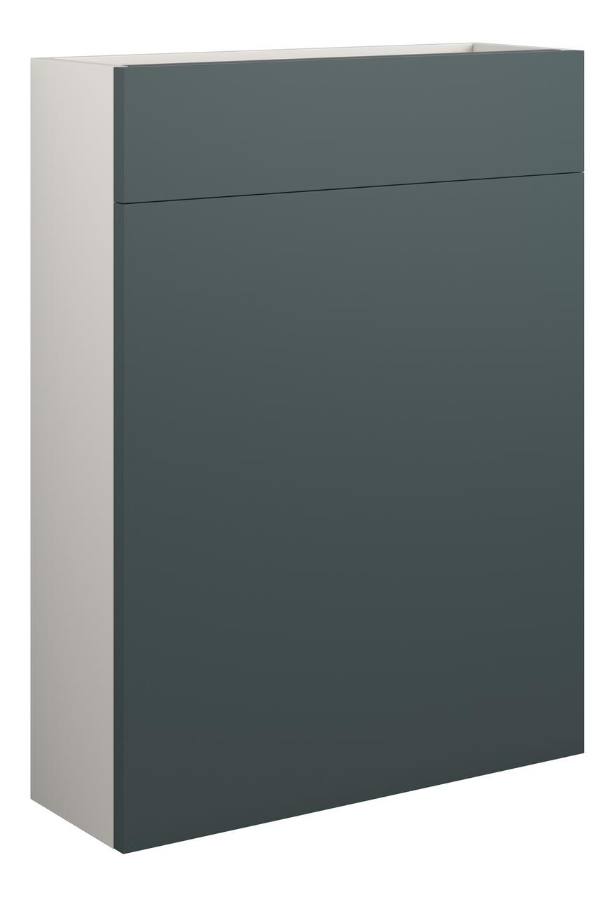 Auvellis Cara 600mm Slim WC Unit – Matt Green Camo | Cabinet Colour: Grey