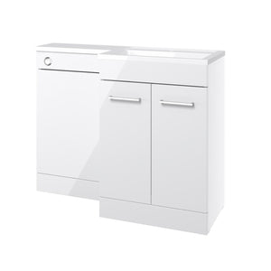 Auvellis Forma 1000mm right-hand furniture pack – Gloss White
