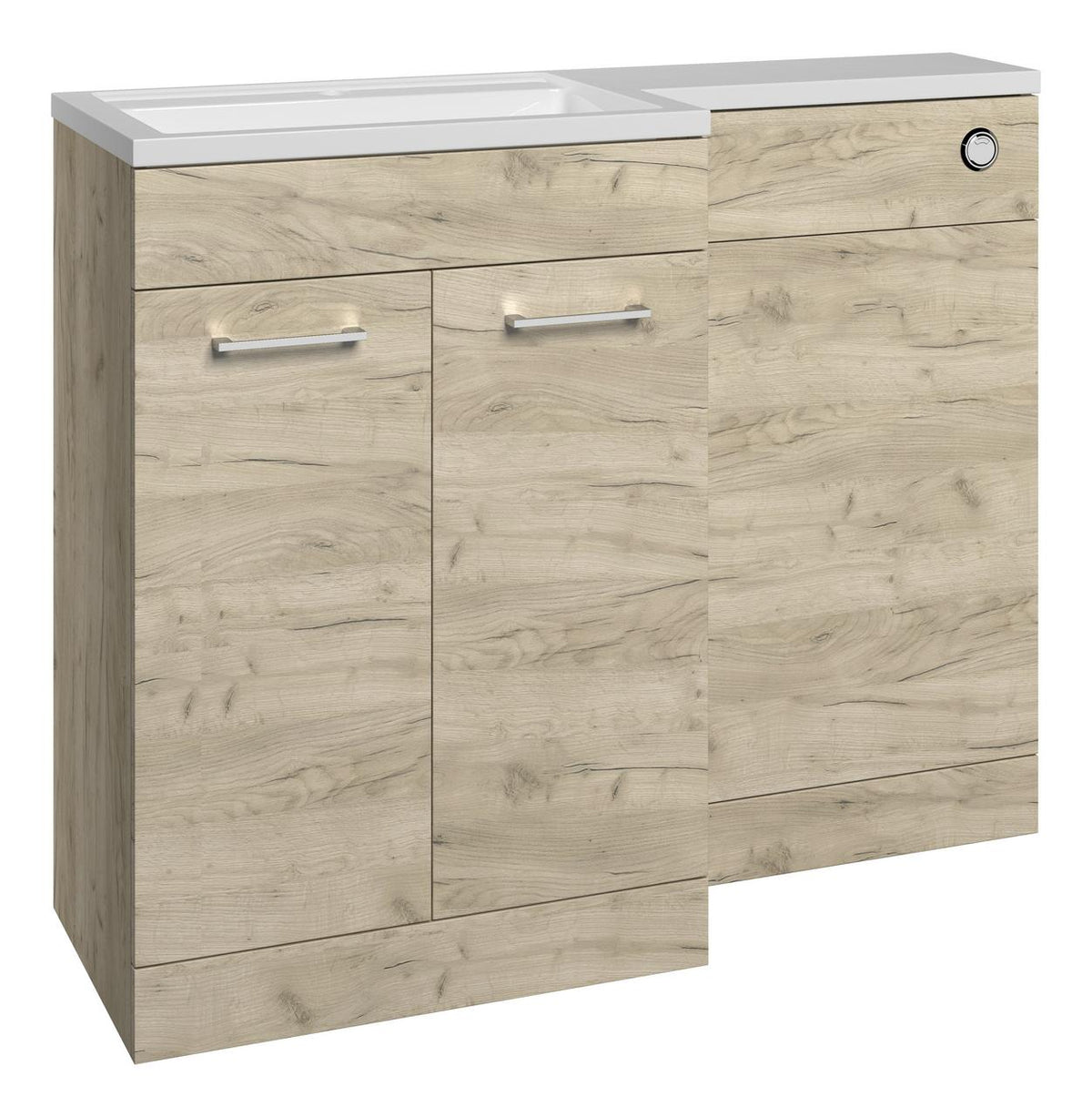 Auvellis Forma 1000mm left-hand furniture pack – Oak