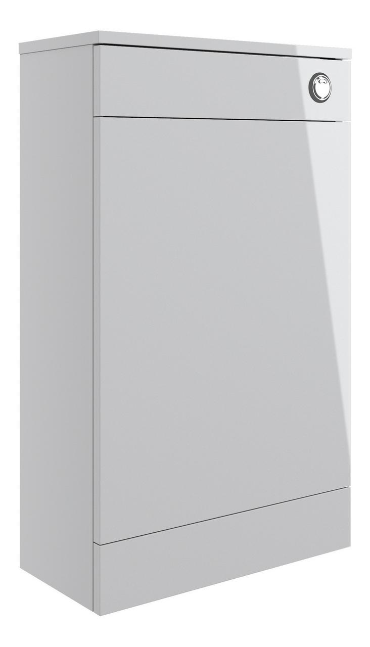Auvellis Volta 500mm Floor Standing WC Unit – Grey Gloss