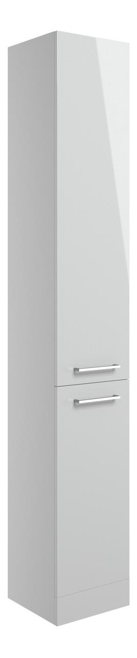 Auvellis Volta 350mm Floor Standing 2 Door Tall Unit – Grey Gloss