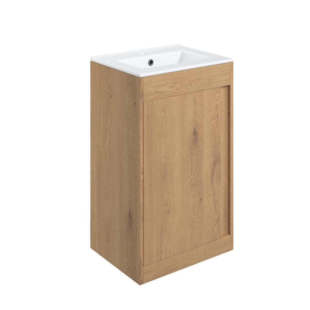 Auvellis Elements 510mm Floor Standing Unit Inc. Basin – Seville Oak