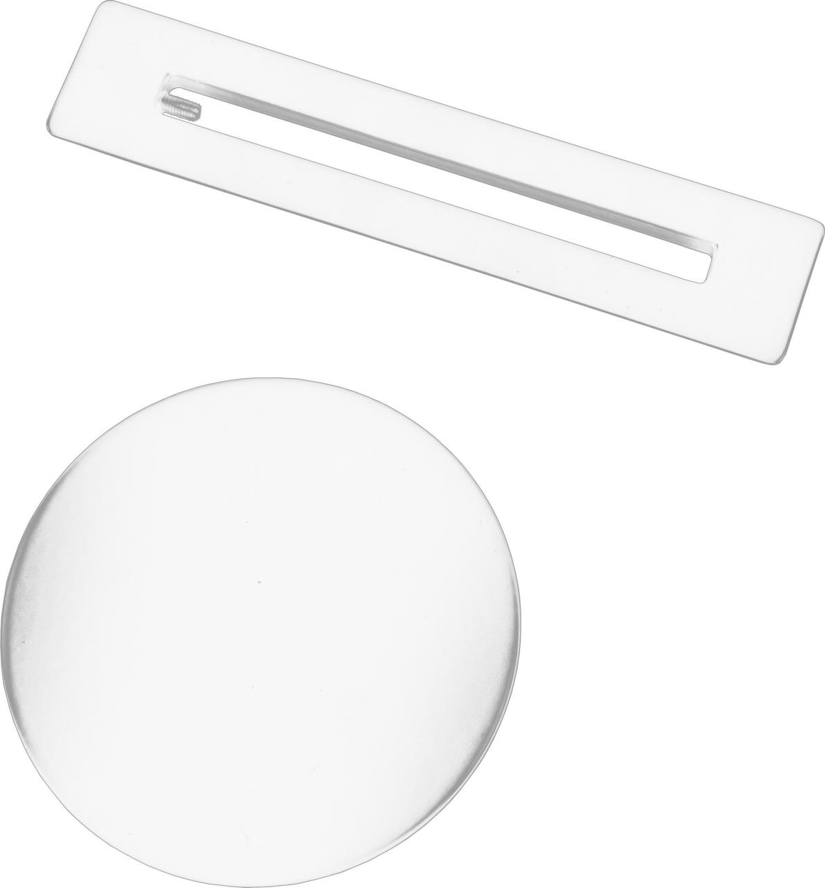 Auvellis Floor Standing Bath Overflow & Waste Cover – White