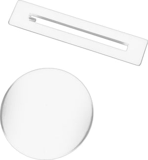 Auvellis Floor Standing Bath Overflow & Waste Cover – White