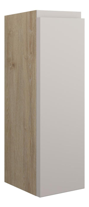 Auvellis Cara 200mm Slim Base Unit – Matt Dove Grey | Cabinet Colour: Oak