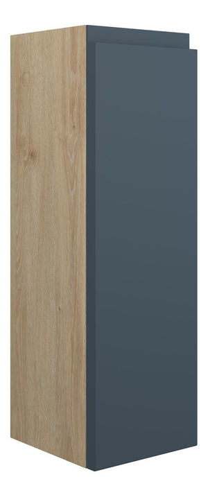 Auvellis Cara 200mm Slim Base Unit – Matt Arley Blue | Cabinet Colour: Oak