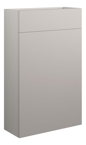 Auvellis Cara 500mm Slim WC Unit – Matt Dove Grey | Cabinet Colour: Grey
