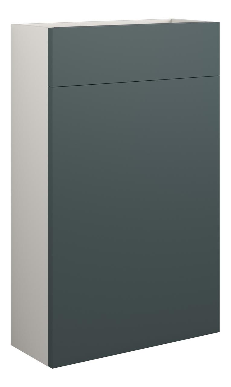 Auvellis Cara 500mm Slim WC Unit – Matt Green Camo | Cabinet Colour: Grey