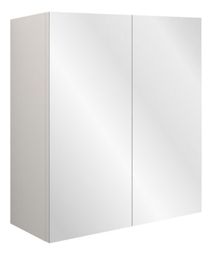 Auvellis Linaro 600mm Mirrored Wall Unit – Matt Dove Grey | Cabinet Colour: Grey